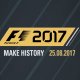 F1 2017 přijede v srpnu