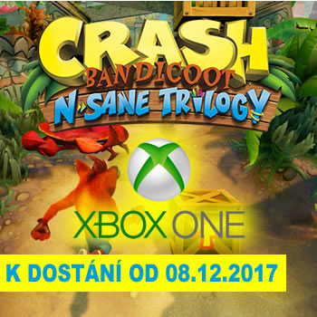 Náznak vydání Crash Bandicoot N. Sane Trilogy pro Xbox One